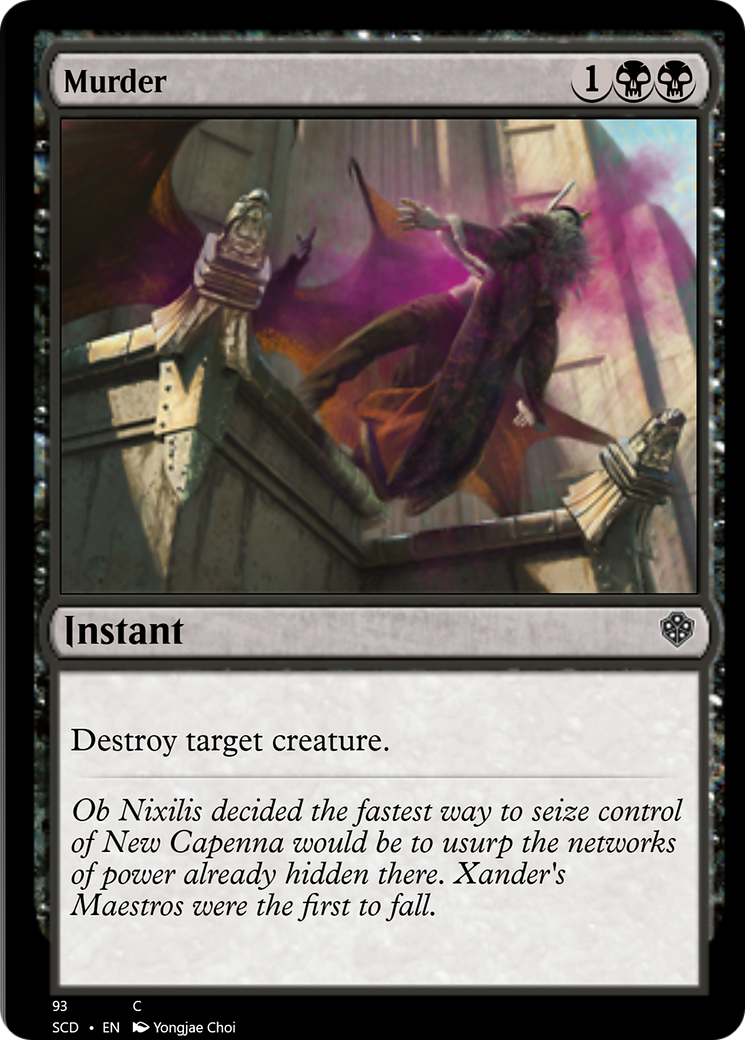 Murder [Starter Commander Decks] - Destination Retro