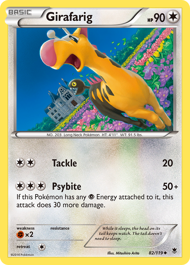 Girafarig (82/119) [XY: Phantom Forces] - Destination Retro