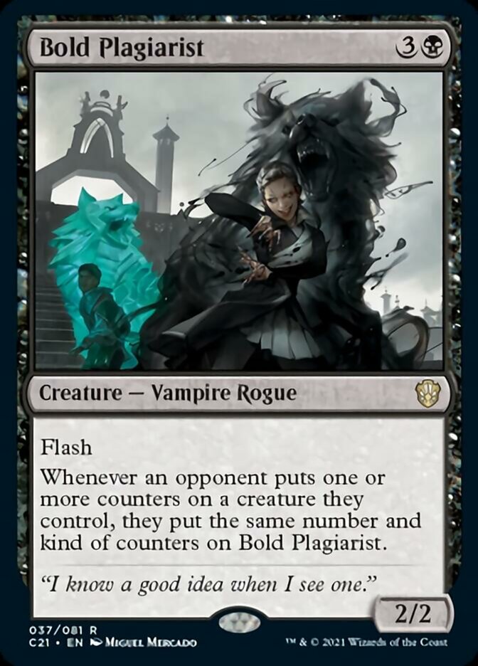 Bold Plagiarist [Commander 2021] - Destination Retro
