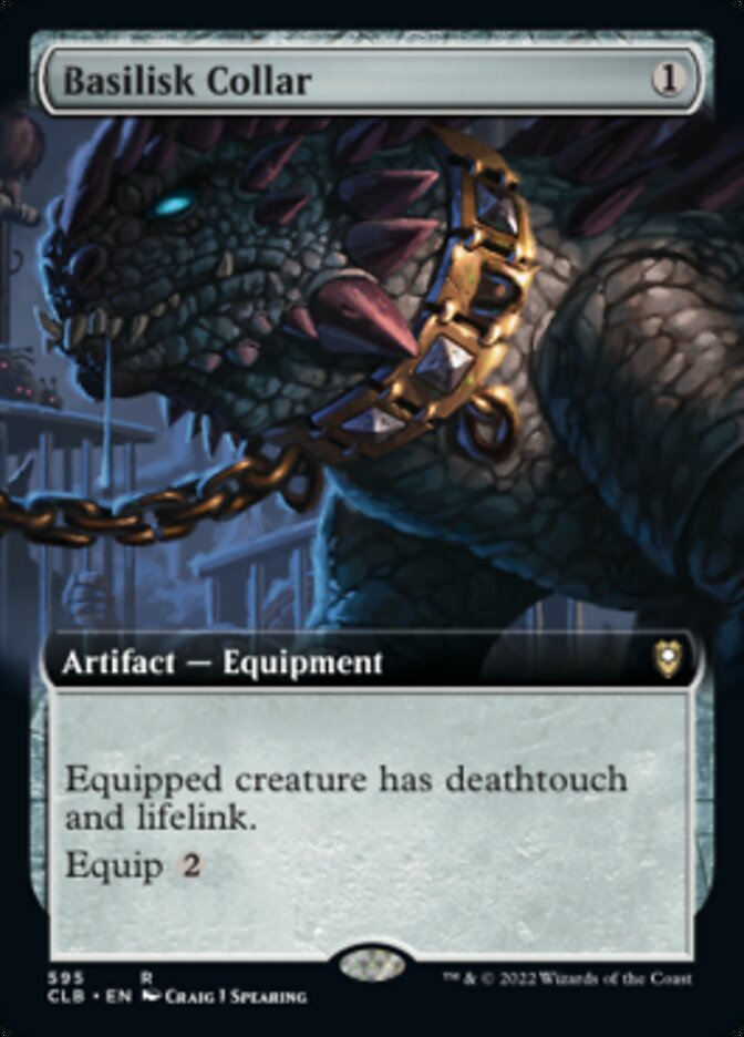 Basilisk Collar (Extended Art) [Commander Legends: Battle for Baldur's Gate] - Destination Retro