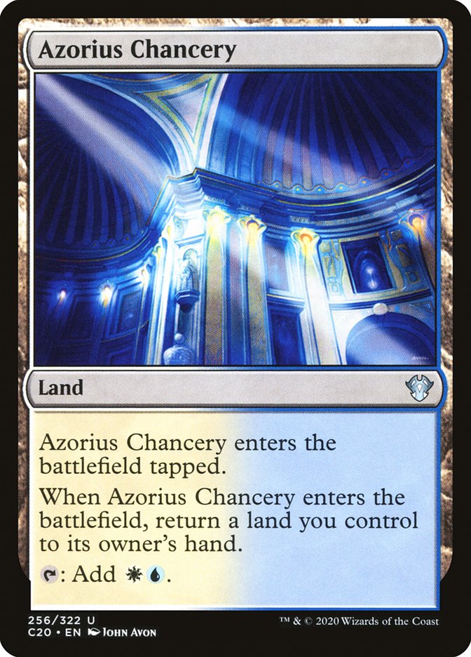 Azorius Chancery [Commander 2020] - Destination Retro