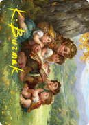 Samwise Gamgee Art Card (19/81) (Gold-Stamped Signature) [The Lord of the Rings: Tales of Middle-earth Art Series] - Destination Retro