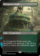 Overgrown Tomb (Borderless) [Ravnica Remastered] - Destination Retro