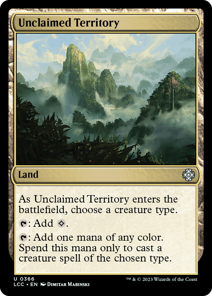 Unclaimed Territory [The Lost Caverns of Ixalan Commander] - Destination Retro