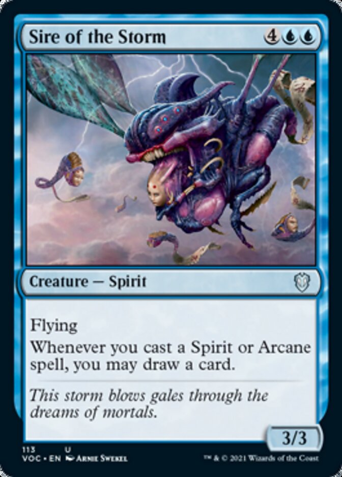 Sire of the Storm [Innistrad: Crimson Vow Commander] - Destination Retro