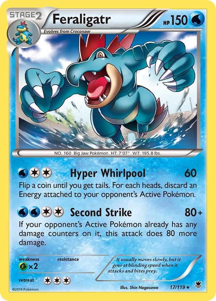 Feraligatr (17/119) (Theme Deck Exclusive) [XY: Phantom Forces] - Destination Retro
