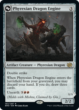 Phyrexian Dragon Engine [The Brothers' War] - Destination Retro