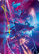 Prismari Command Art Card (Gold-Stamped Signature) [Strixhaven: School of Mages Art Series] - Destination Retro
