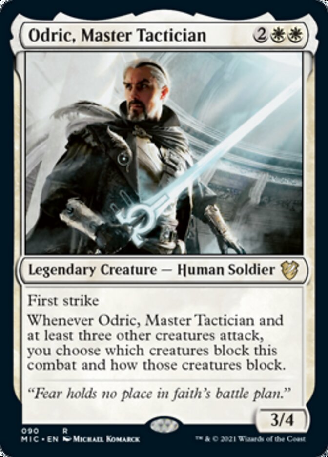 Odric, Master Tactician [Innistrad: Midnight Hunt Commander] - Destination Retro