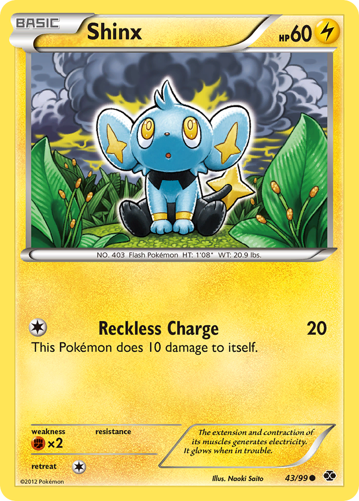 Shinx (43/99) [Black & White: Next Destinies] - Destination Retro