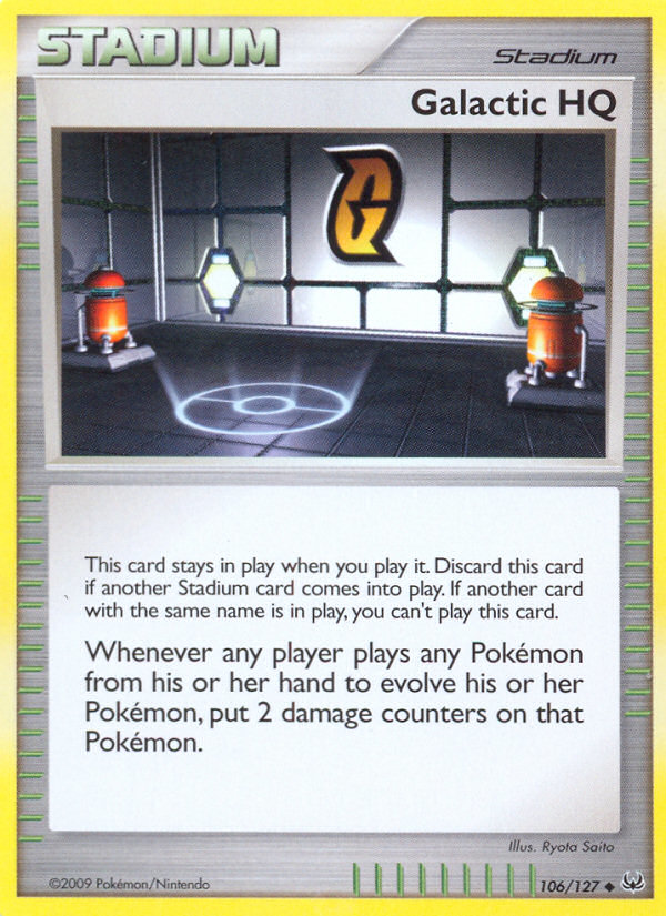 Galactic HQ (106/127) [Platinum: Base Set] - Destination Retro