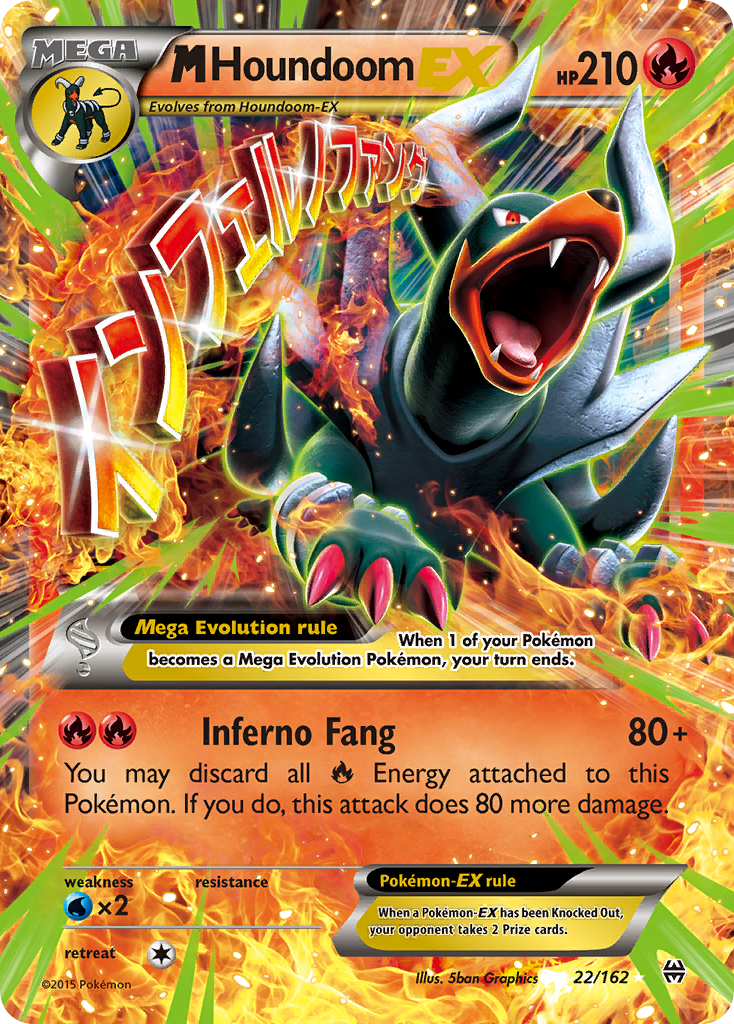 M Houndoom EX (22/162) [XY: BREAKthrough] - Destination Retro