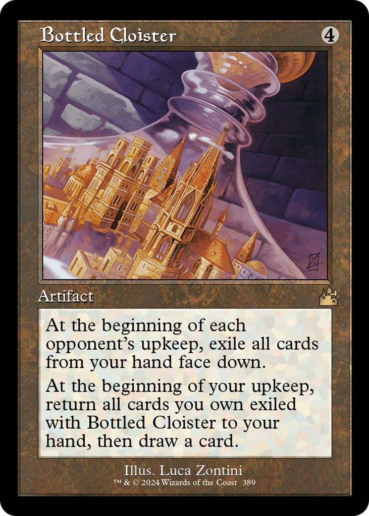 Bottled Cloister (Retro Frame) [Ravnica Remastered] - Destination Retro