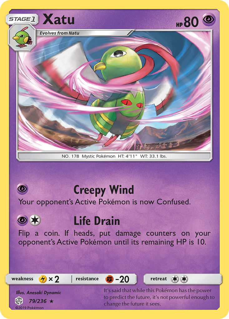 Xatu (79/236) [Sun & Moon: Cosmic Eclipse] - Destination Retro