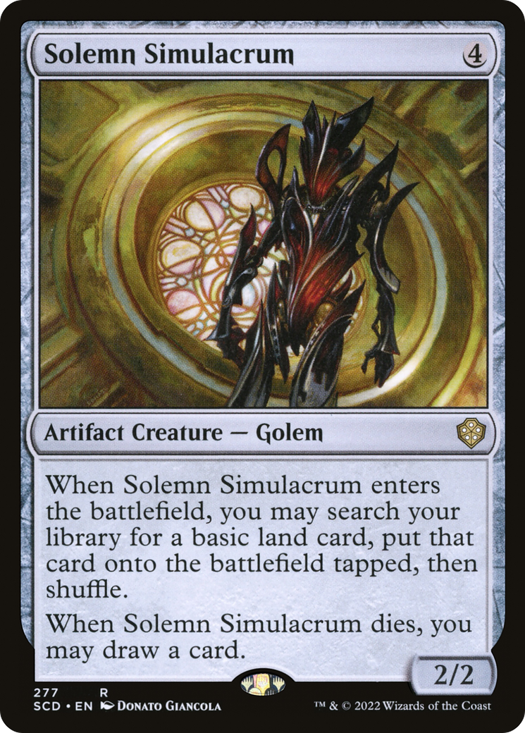Solemn Simulacrum [Starter Commander Decks] - Destination Retro