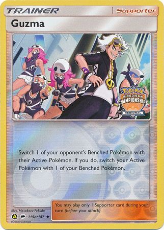 Guzma (115a/147) (Regional Championship Promo) [Sun & Moon: Burning Shadows] - Destination Retro