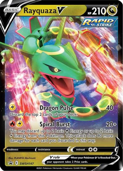 Rayquaza V (SWSH147) [Sword & Shield: Black Star Promos] - Destination Retro