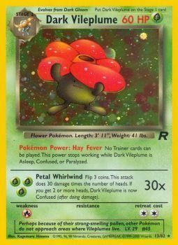 Dark Vileplume (13/82) [Team Rocket Unlimited] - Destination Retro