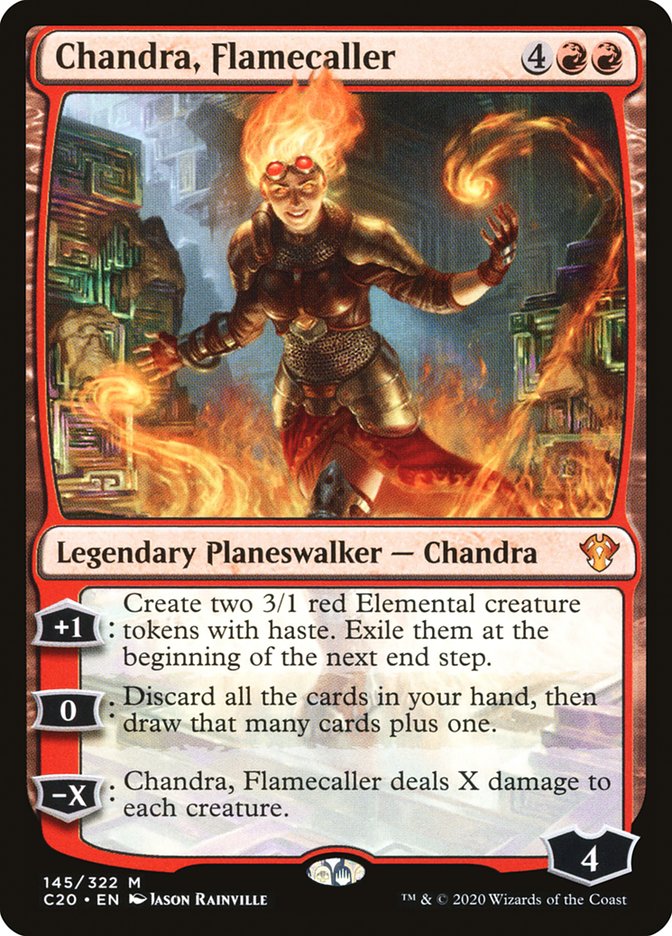 Chandra, Flamecaller [Commander 2020] - Destination Retro
