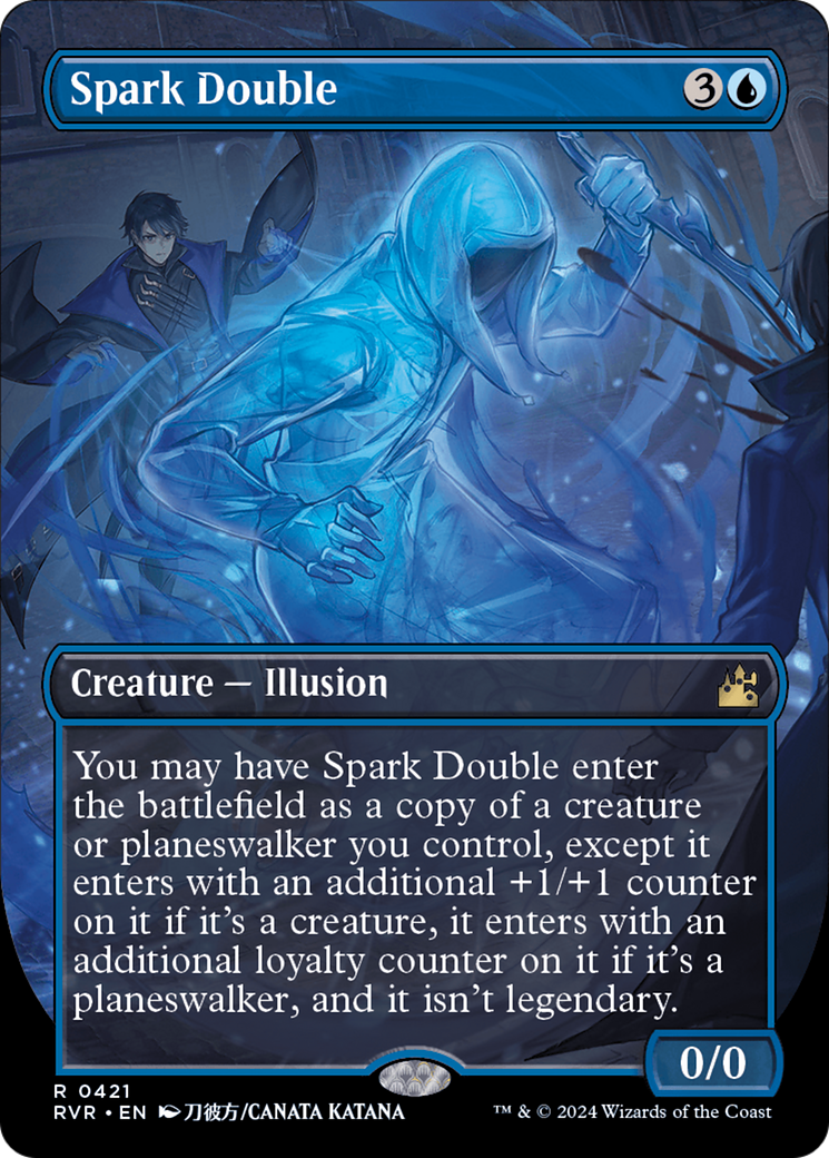 Spark Double (Anime Borderless) [Ravnica Remastered] - Destination Retro