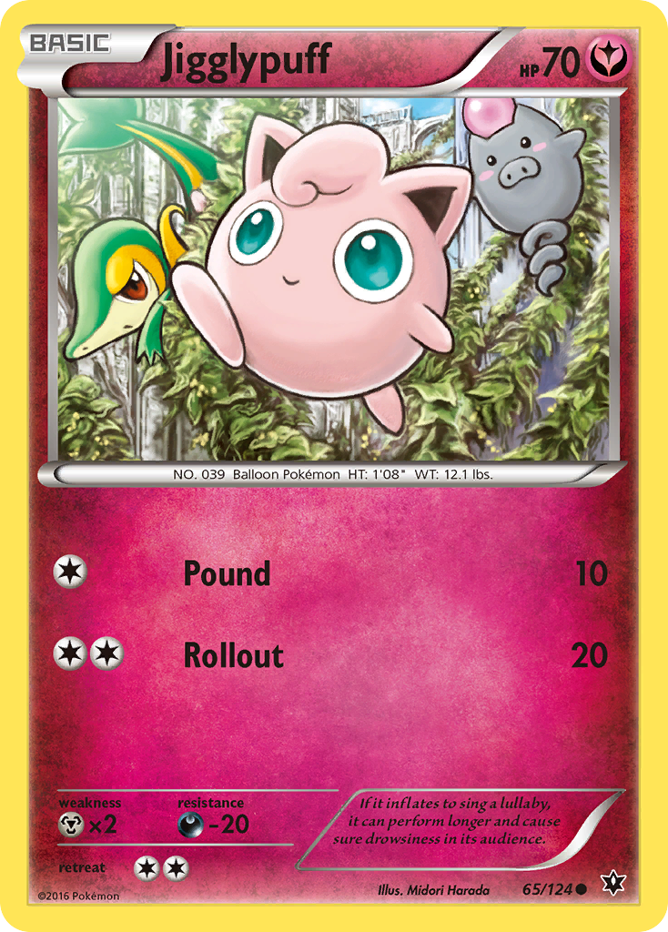 Jigglypuff (65/124) [XY: Fates Collide] - Destination Retro