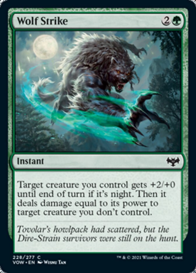Wolf Strike [Innistrad: Crimson Vow] - Destination Retro