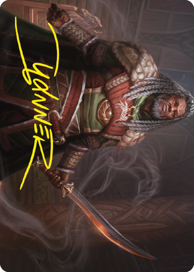 Theoden, King of Rohan Art Card (Gold-Stamped Signature) [The Lord of the Rings: Tales of Middle-earth Art Series] - Destination Retro