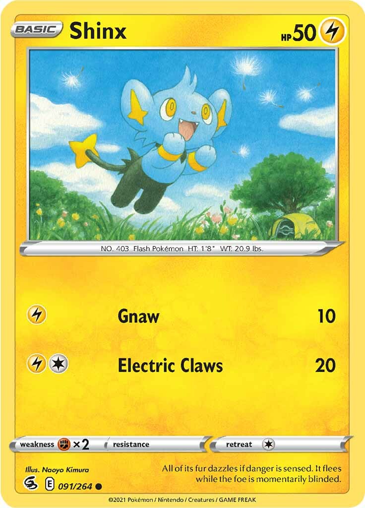 Shinx (091/264) [Sword & Shield: Fusion Strike] - Destination Retro