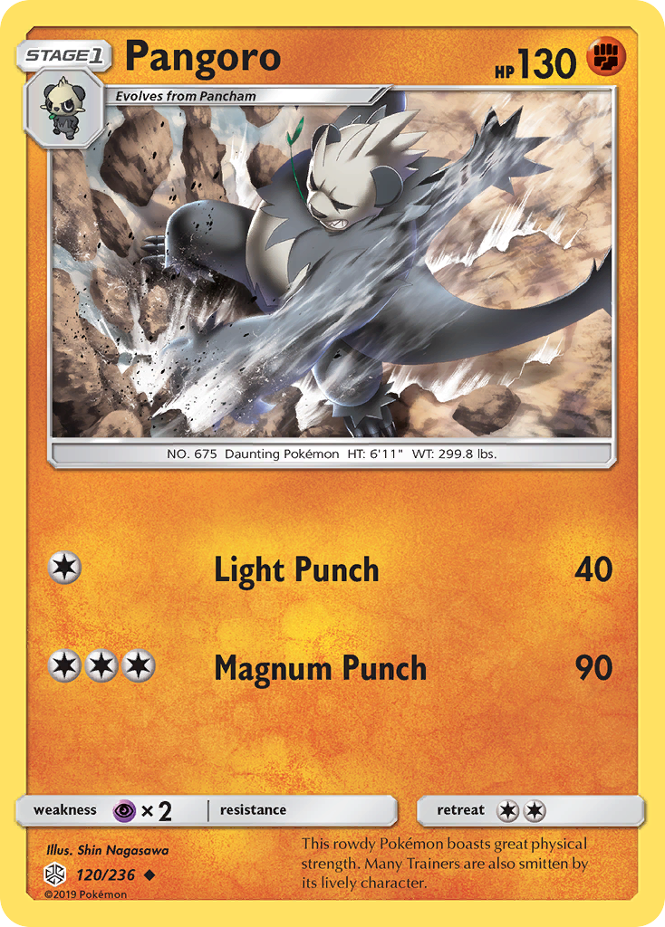 Pangoro (120/236) [Sun & Moon: Cosmic Eclipse] - Destination Retro
