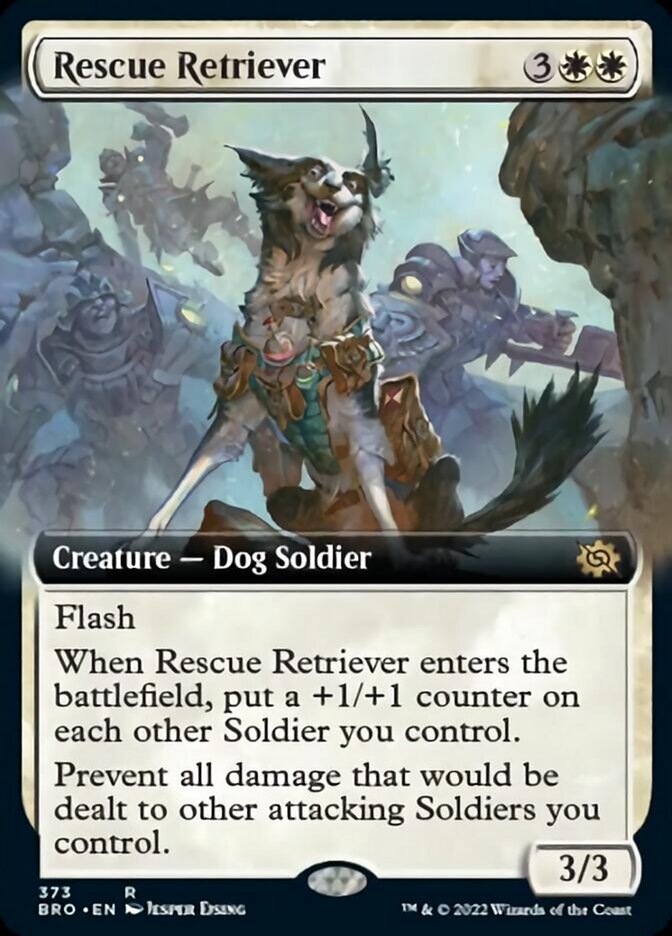 Rescue Retriever (Extended Art) [The Brothers' War] - Destination Retro