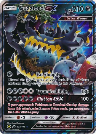 Guzzlord GX (63/111) (Jumbo Card) [Sun & Moon: Crimson Invasion] - Destination Retro