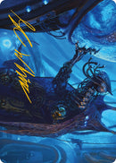 Atmosphere Surgeon Art Card (Gold-Stamped Signature) [Phyrexia: All Will Be One Art Series] - Destination Retro