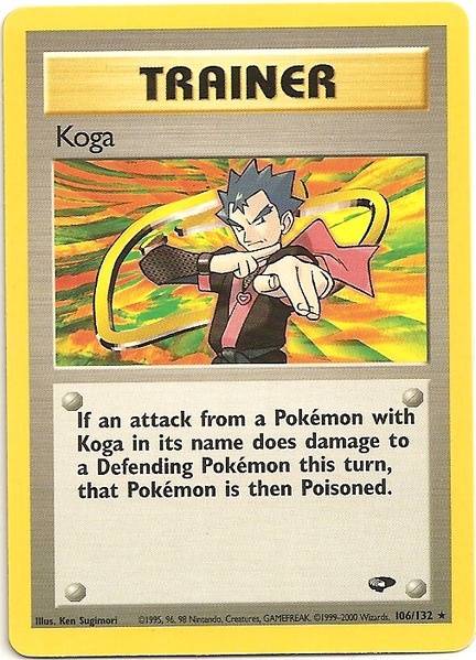 Koga (106/132) [Gym Challenge Unlimited] - Destination Retro