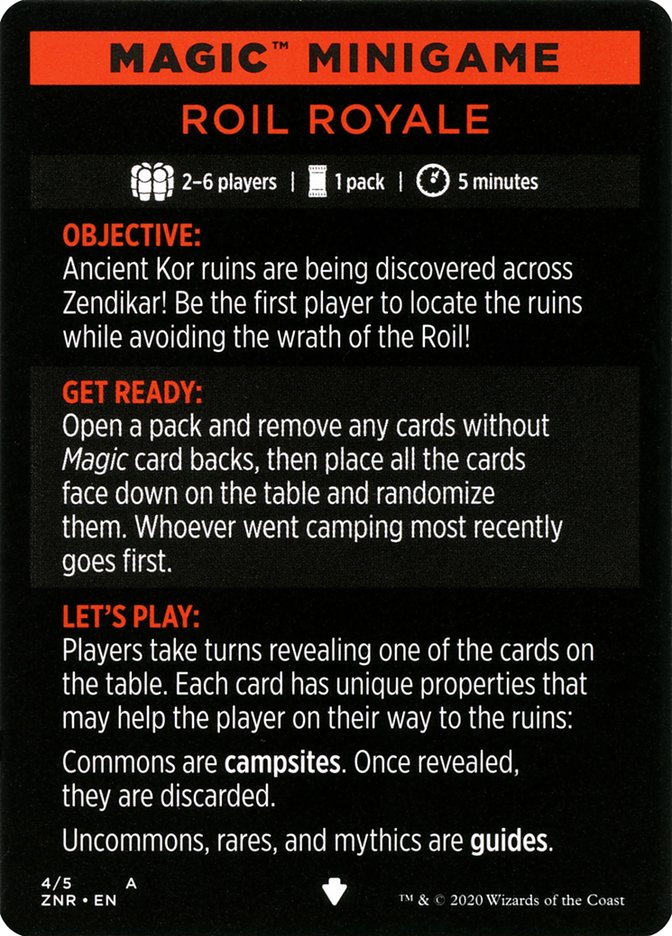 Roil Royale (Magic Minigame) [Zendikar Rising Minigame] - Destination Retro