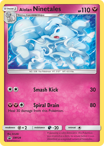 Alolan Ninetales (SM128) [Sun & Moon: Black Star Promos] - Destination Retro