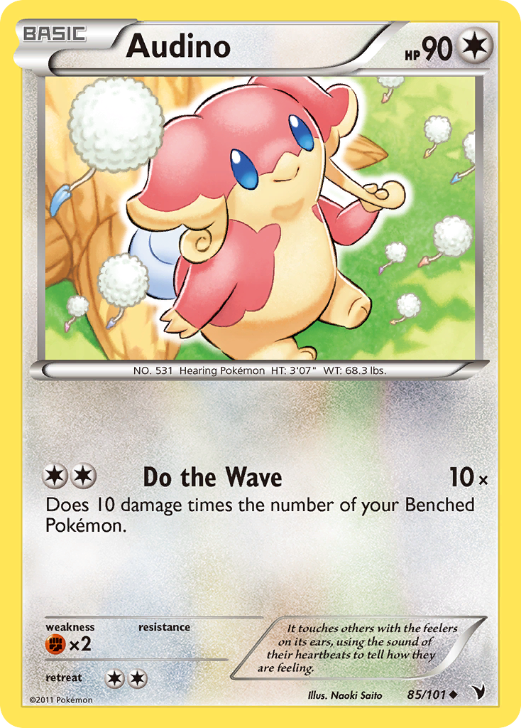 Audino (85/101) [Black & White: Noble Victories] - Destination Retro