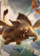 Lulu, Loyal Hollyphant Art Card (18) [Commander Legends: Battle for Baldur's Gate Art Series] - Destination Retro