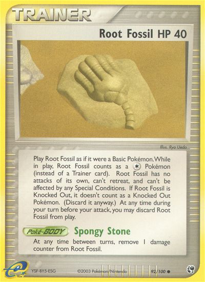 Root Fossil (92/100) [EX: Sandstorm] - Destination Retro