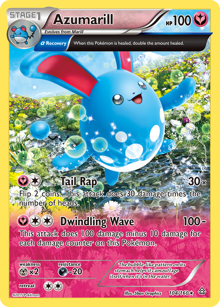 Azumarill (104/160) [XY: Primal Clash] - Destination Retro