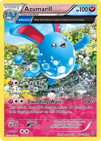 Azumarill (104/160) [XY: Primal Clash] - Destination Retro