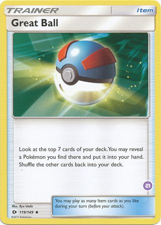 Great Ball (119/149) [Sun & Moon: Trainer Kit - Alolan Sandslash & Alolan Ninetales] - Destination Retro