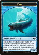 Fish // Zombie (011/036) Double-sided Token [Commander 2014 Tokens] - Destination Retro