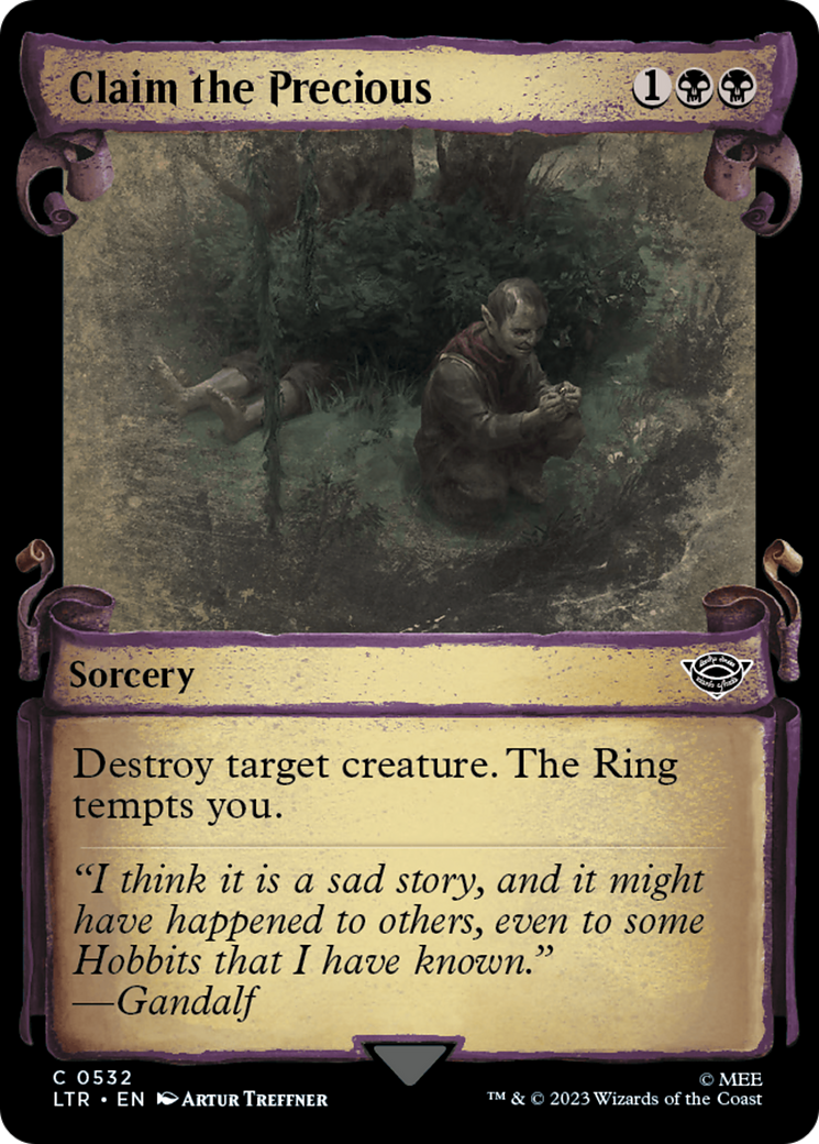 Claim the Precious [The Lord of the Rings: Tales of Middle-Earth Showcase Scrolls] - Destination Retro