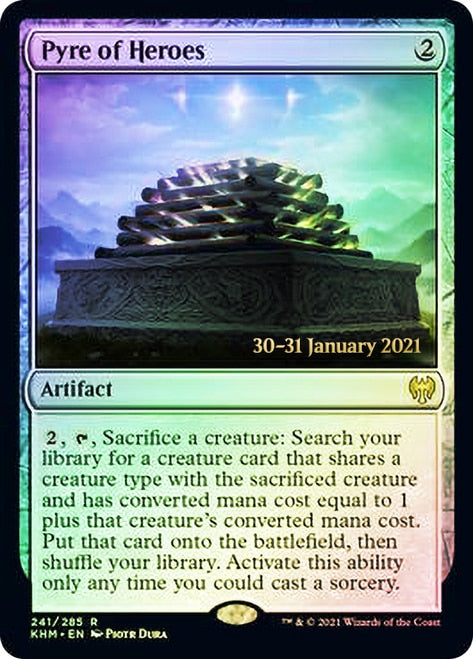 Pyre of Heroes  [Kaldheim Prerelease Promos] - Destination Retro