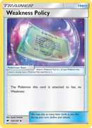 Weakness Policy (126/147) [Sun & Moon: Burning Shadows] - Destination Retro