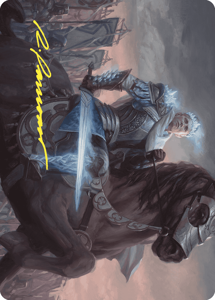 Will, Scion of Peace Art Card (Gold-Stamped Signature) [Wilds of Eldraine Art Series] - Destination Retro