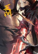 Invasion of Tarkir Art Card (Gold-Stamped Signature) [March of the Machine Art Series] - Destination Retro
