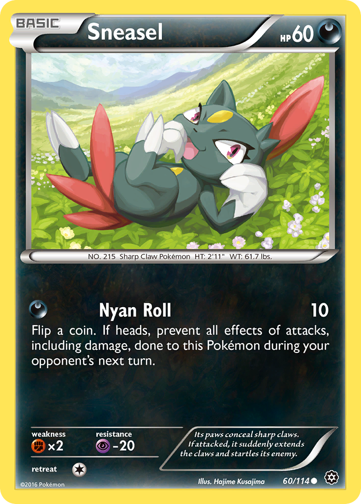 Sneasel (60/114) [XY: Steam Siege] - Destination Retro