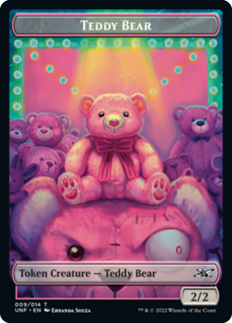 Teddy Bear // Treasure (012) Double-sided Token [Unfinity Tokens] - Destination Retro