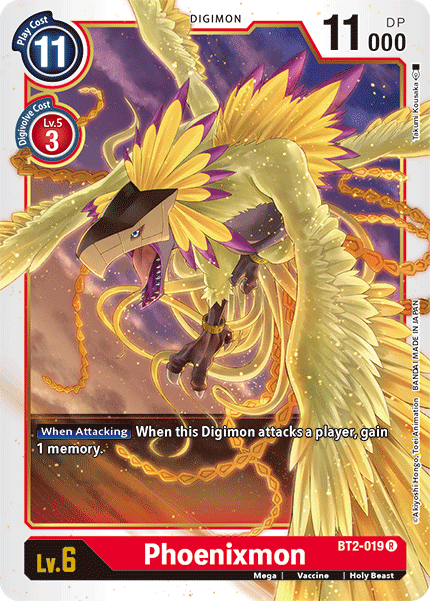 Phoenixmon [BT2-019] [Release Special Booster Ver.1.5] - Destination Retro